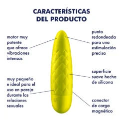 Alternative view of Vibrador Bala Satisfayer ultra power bullet 5