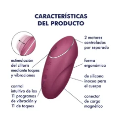 Alternative view of Vibrador tap & climax